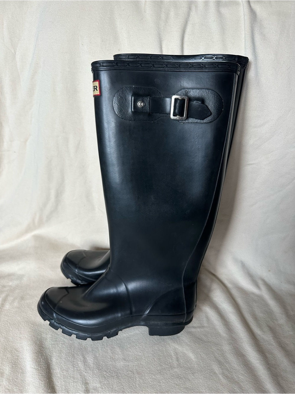 Hunter Hntres women w23279 rain Wellington waterproof boots Black 5 - Picture 12 of 15